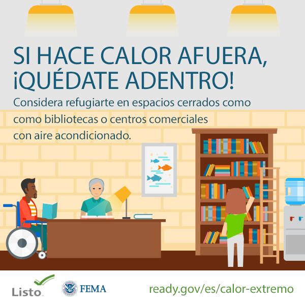 si hace calor afuera