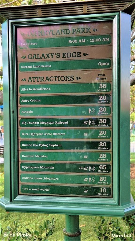 , Mise à jour de Disneyland - Certaines choses chaudes et d'autres non