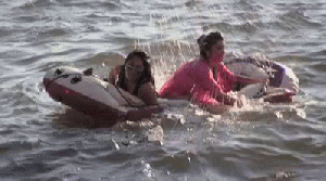 sécurité fluviale, sécurité aquatique, remonter une rivière, gif de rivière