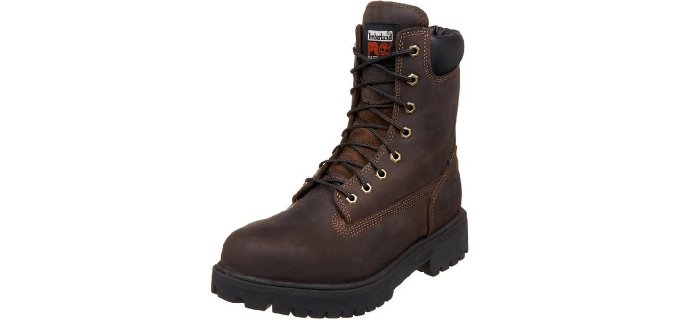 Bottes de travail imperméables Timberland Pro pour hommes, fixation directe - 8 pouces