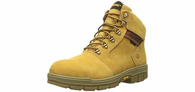 Wolverine Men's Barkley - Chaussures de travail d'hiver étanches de 6 pouces