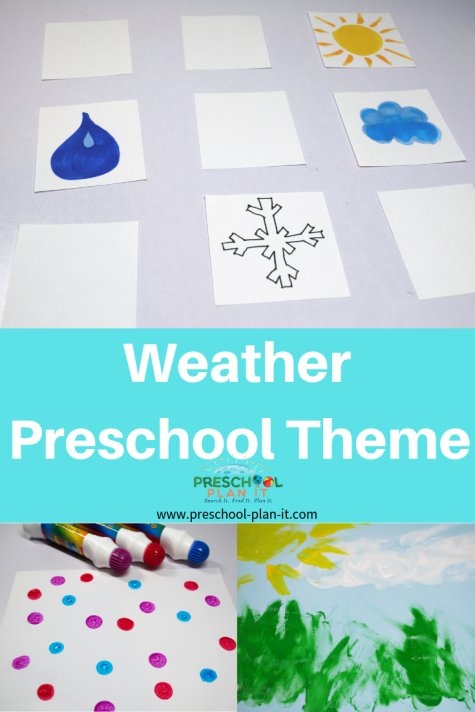 Thème Préscolaire Météo