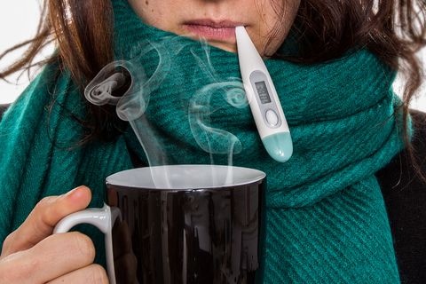 Ne prenez pas votre température juste après avoir bu une boisson chaude.